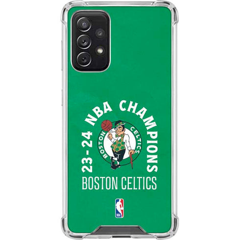 2024 NBA Champions Boston Celtics Galaxy A72 5G Clear Case